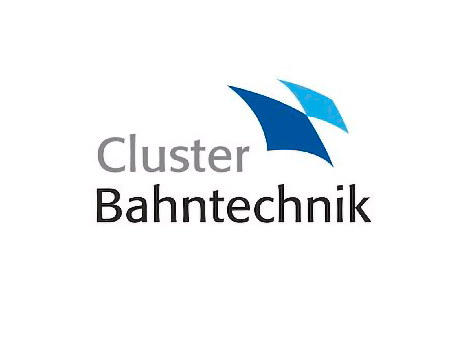 The image shows the Cluster Bahntechnik logo