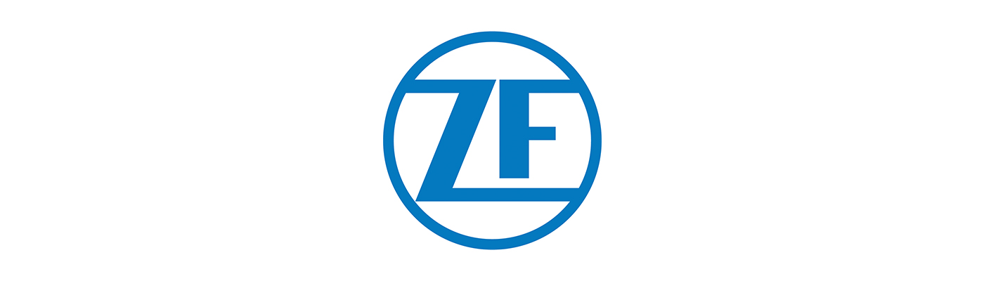 Das Bild zeigt das Logo der Firma ZF